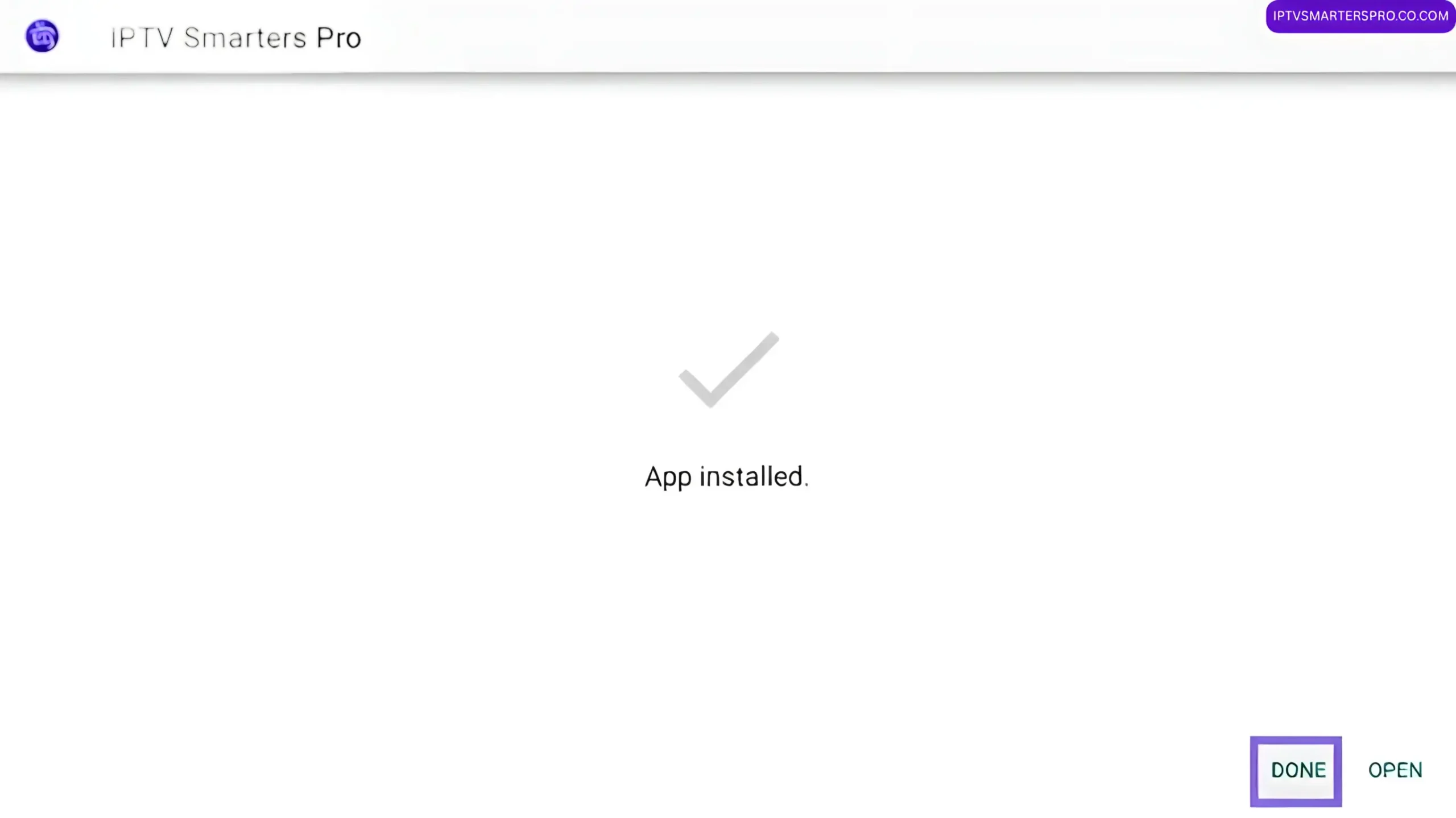 Cliquer sur Terminé après installation