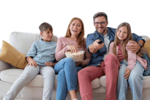 family-watching-iptv-premium-france
